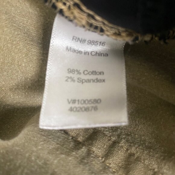 Coldwater Creek Classic Fit Corduroy Pants Womens‎ Size 16 Khaki Tan - Picture 5 of 10